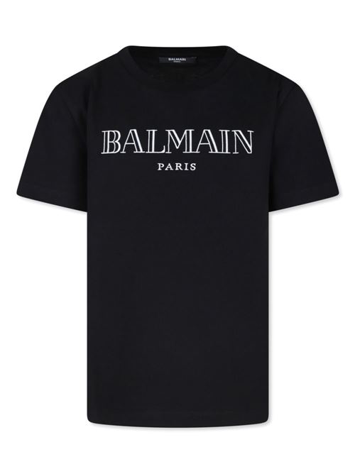 T-shirt bambino maniche corte BALMAIN Kids | BV8R51Z0082930BC